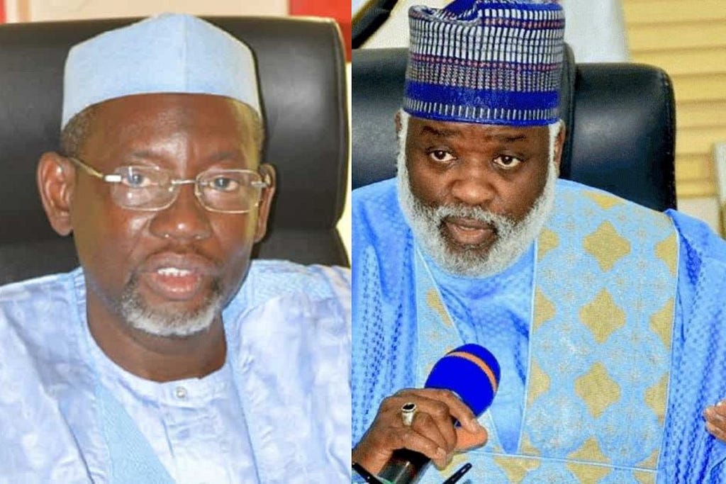 Gubernatorial candidates of the APC in Jigawa and Kano states in the 2023 general elections.