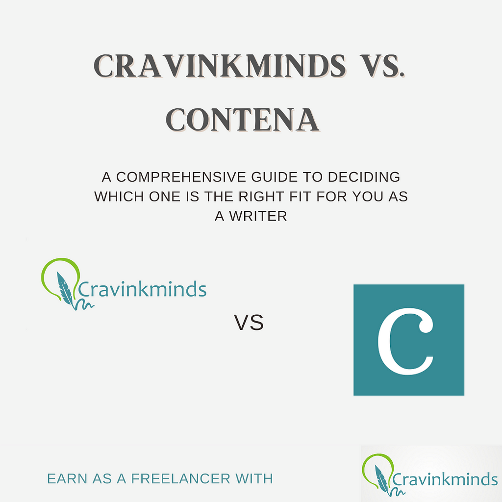 what is the best freelance platform for writers Cravinkminds or Contena