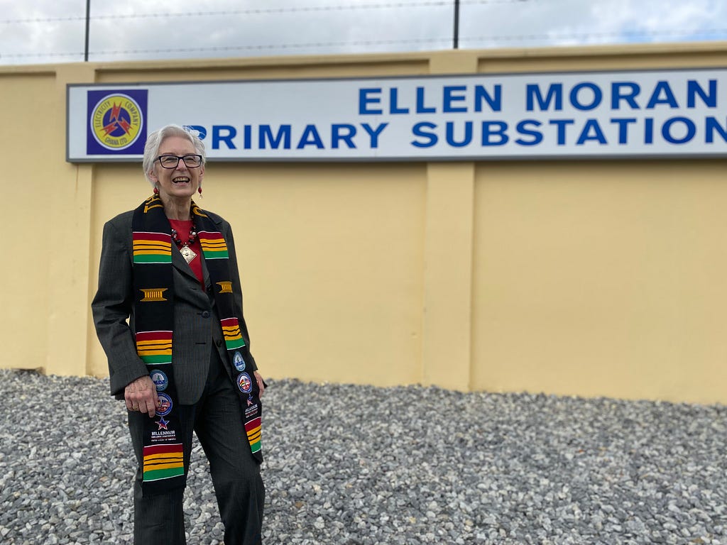 Ellen Moran Primary Substation in Ghana. Ellen worked for the Millennium Challenge Corporation (MCC).