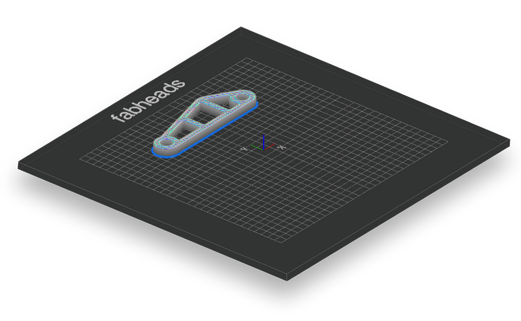 C6 Slicer with a aerospace bracket sliced model