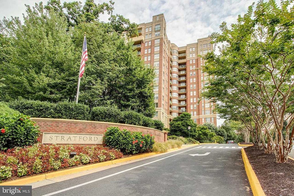 Stratford Condo Building in Reston, VA — Location of Condo for Sale