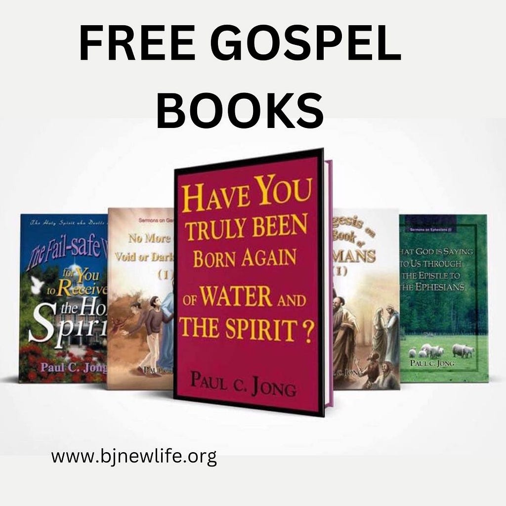 Free gospel of water and spirit books