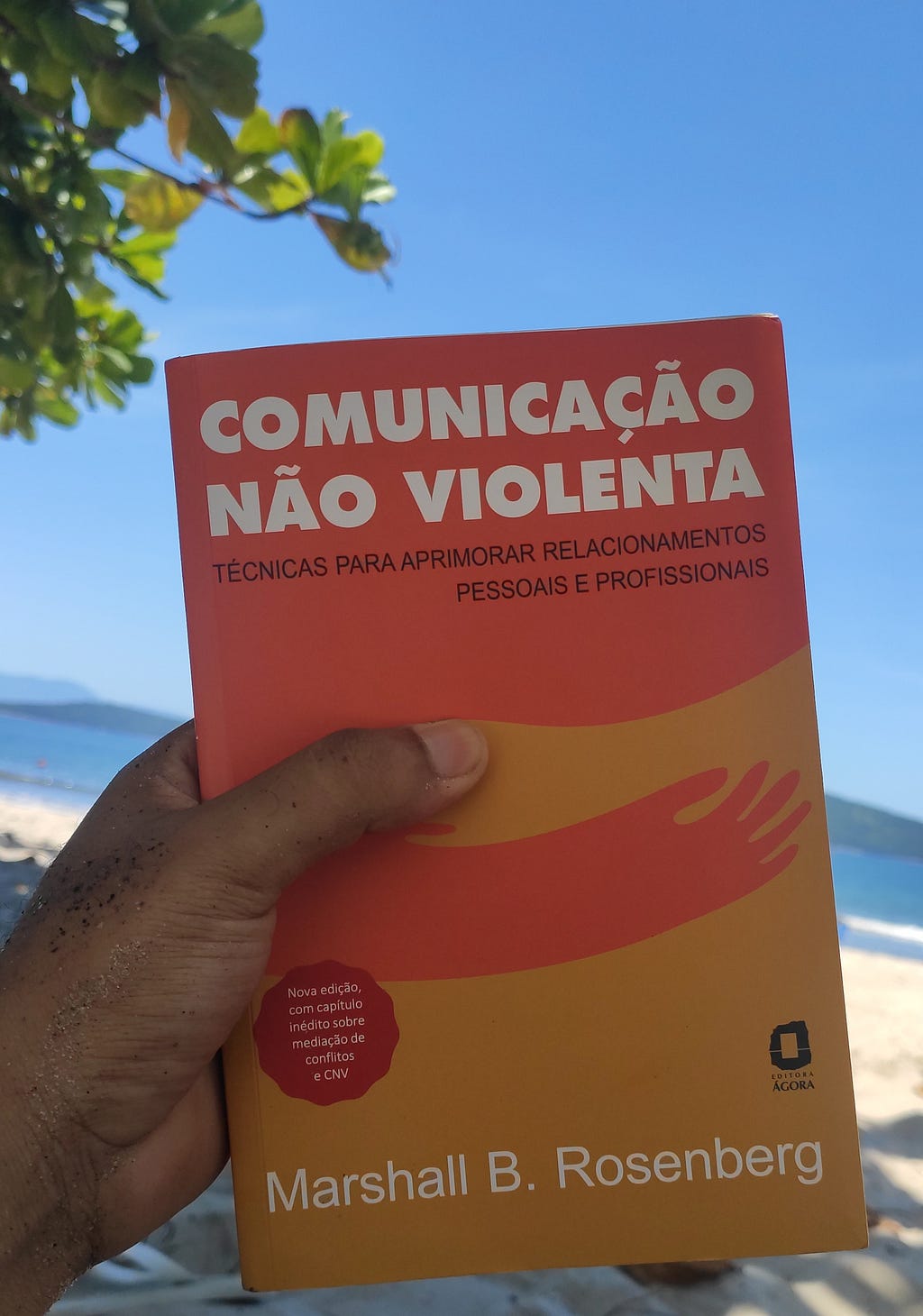 Descrição da Imagem: Foto da capa do Livro Comunicação não violenta (técnicas para aprimorar relacionamentos pessoais e profissionais). de Marshall B. Rosenberg