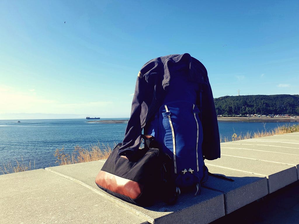 Backpack for a long solo travel