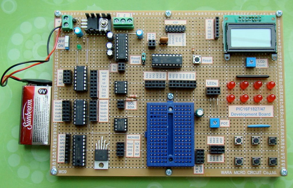Homemade PIC16F1827 Development Kit | Embedded System Roadmap blog by Umer Farooq.