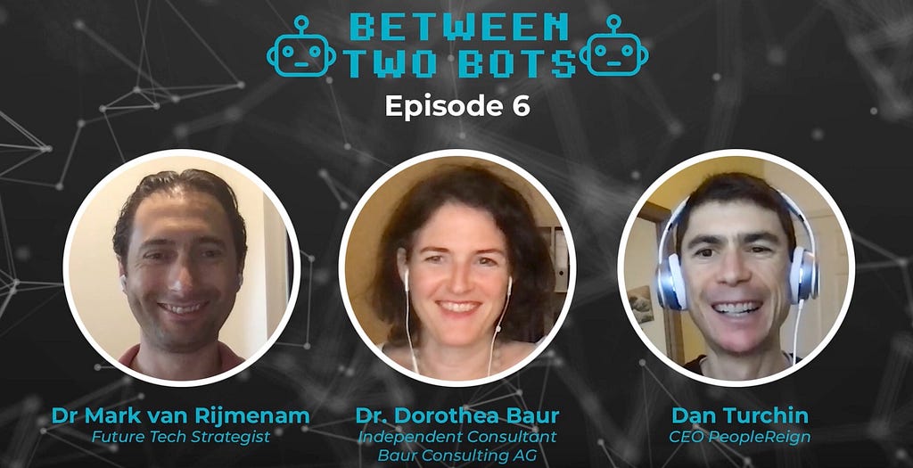 Screenshot with profile pictures of three participants