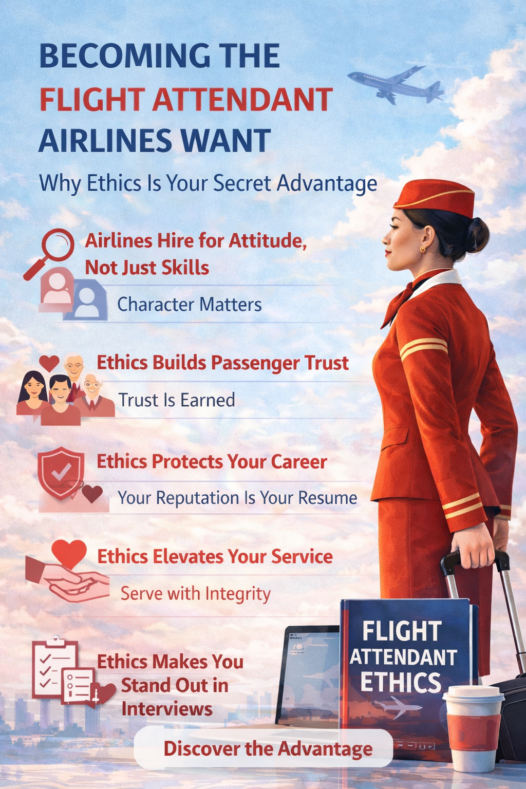 ?? Becoming the Flight Attendant Airlines Want: Why Ethics Is Your Sec