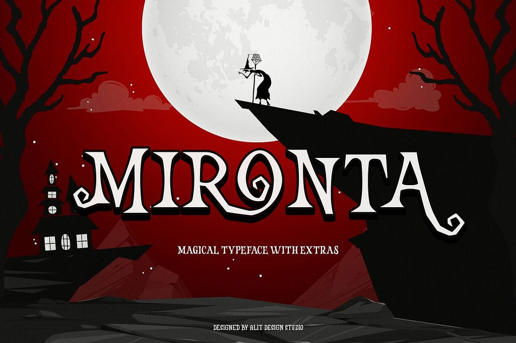 Mironta Halloween Font