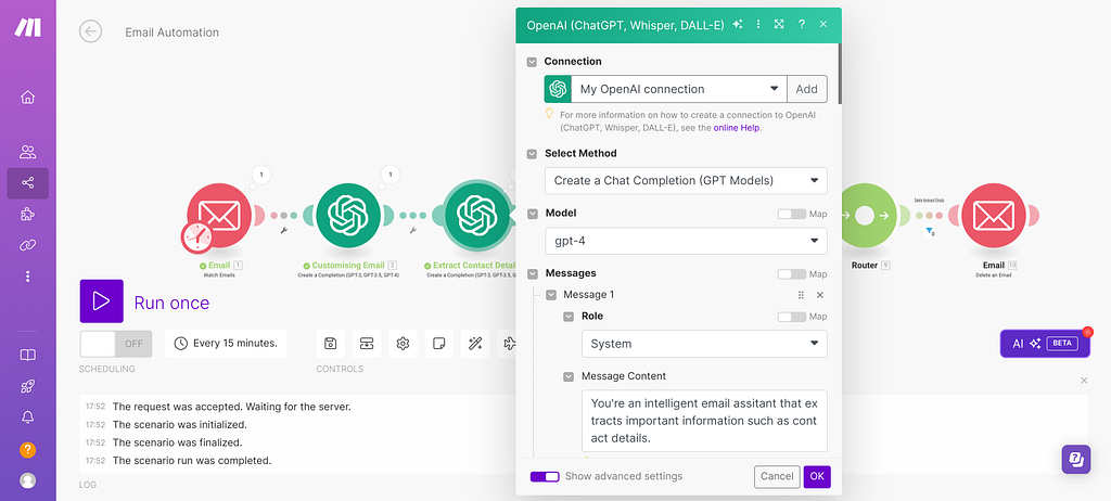 Setting up with Open AI modules