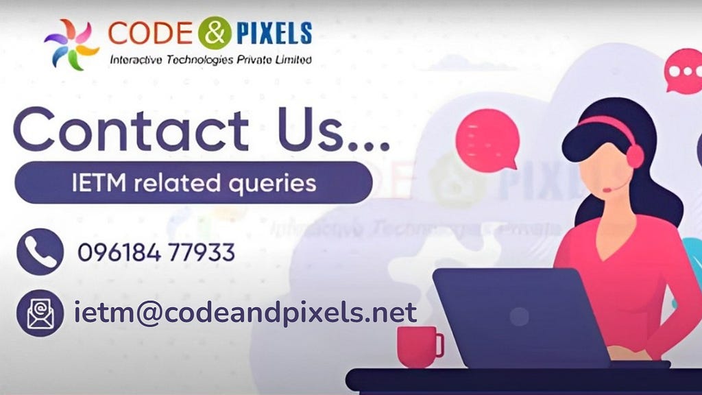 Contact Code and Pixels For IETM Software