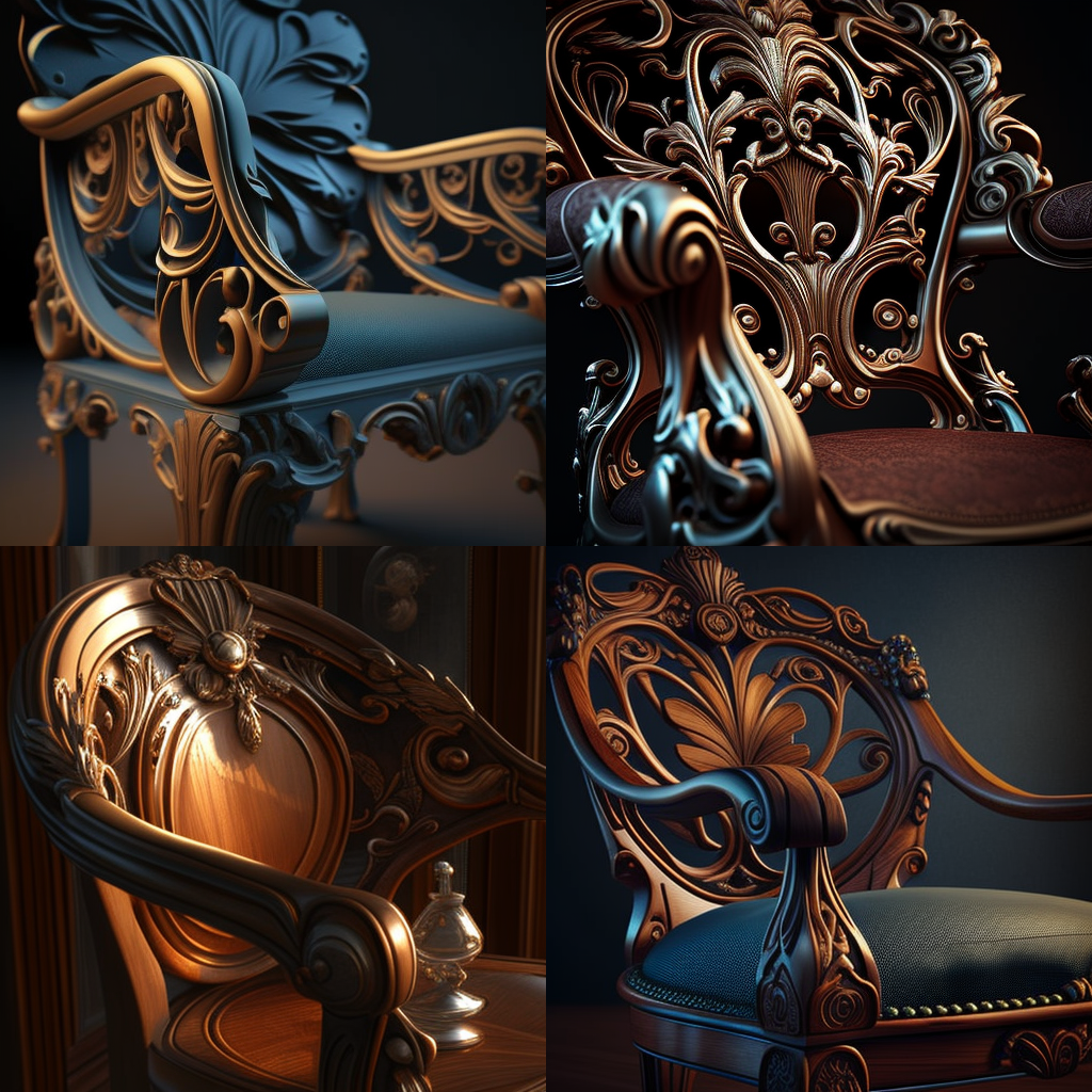 chairs, fine detail