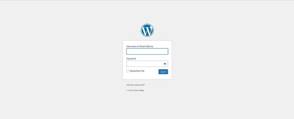 Access WordPress