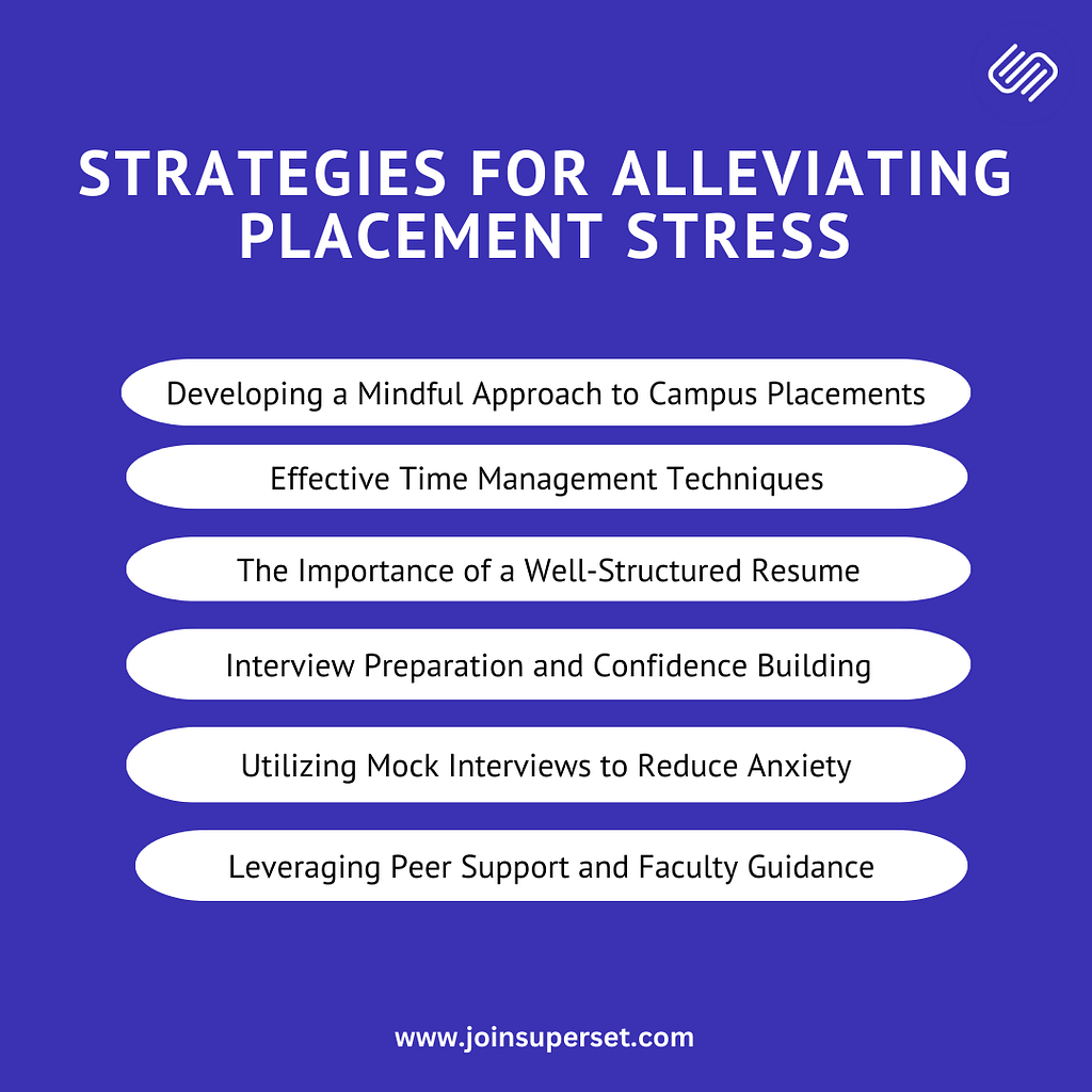 Strategies for Alleviating Placement Stress