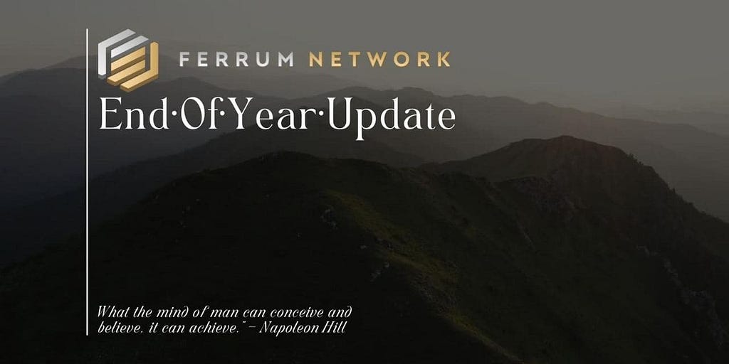 Ferrum Network — End of Year Update for 2021