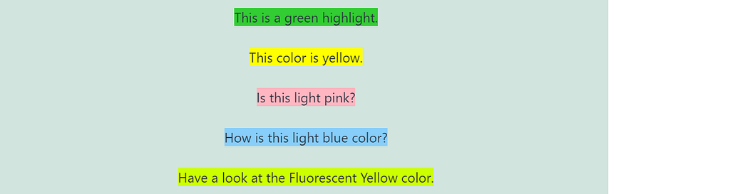 highlight text