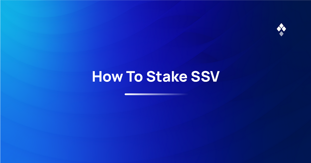 How To Stake SSV on Primus Testnet