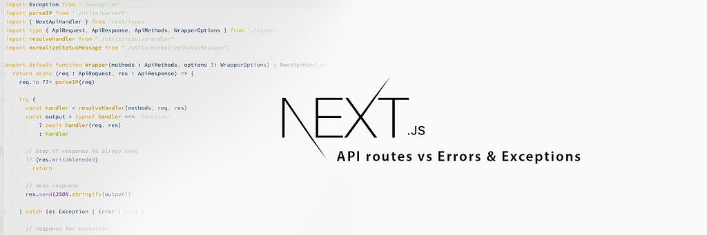 Error Boundary for Next.js API routes