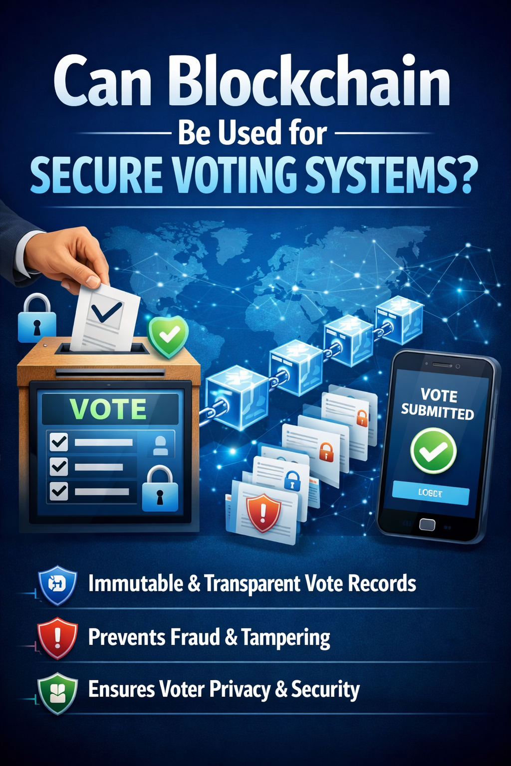 Can Blockchain Be Used for Secure Voting Systems?