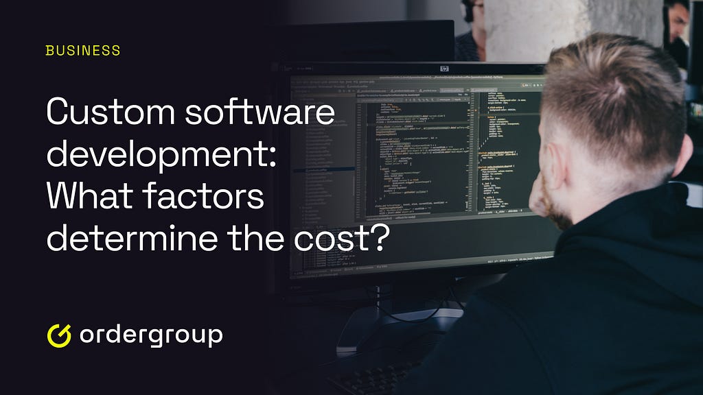 Custom software development costs