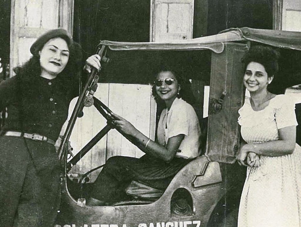Photo of the Mirabal sistsers: From left, Maria Teresa, Patria and Minerva Mirabal.