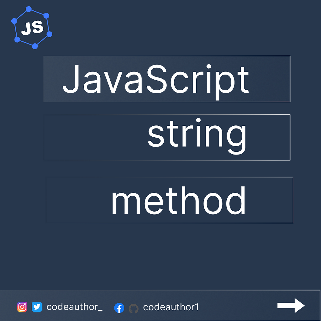 javascript string method