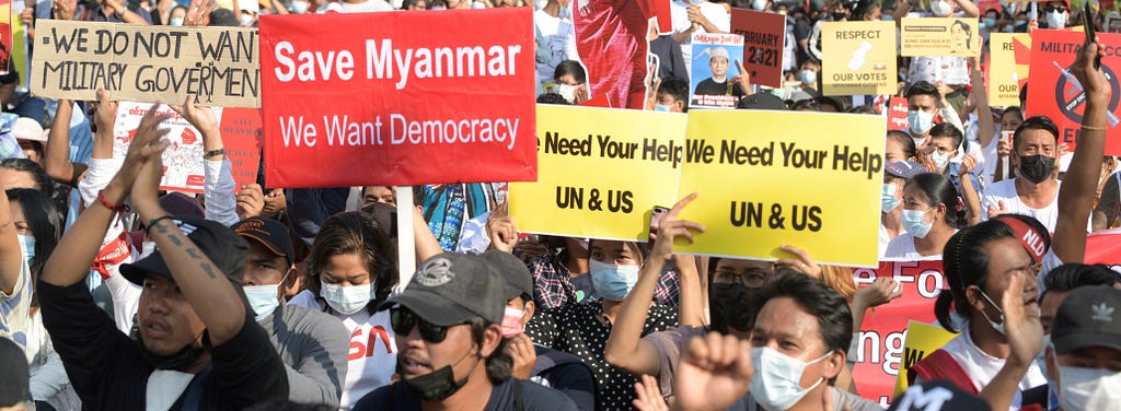 How pro-democracy activists in Myanmar keep their movement alive with hashtags