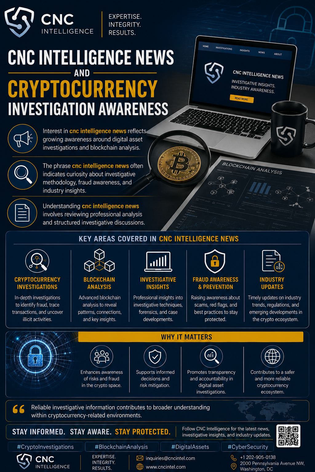 cnc intelligence news and cryptocurrency investigation awareness