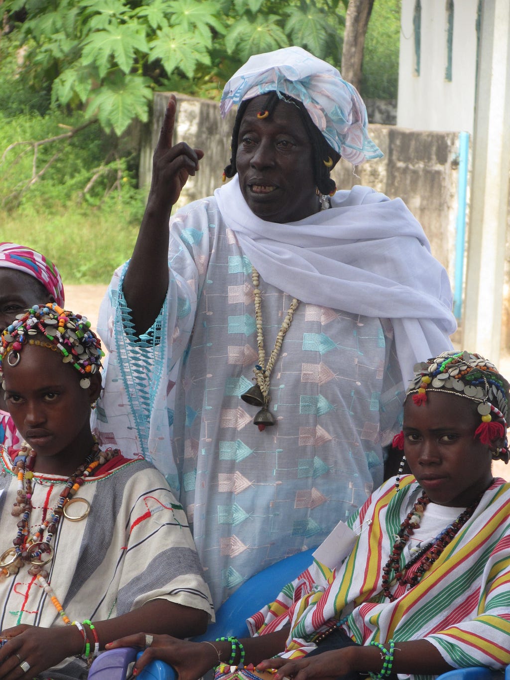 Grandmother Leader Djiba, Kerouane village.