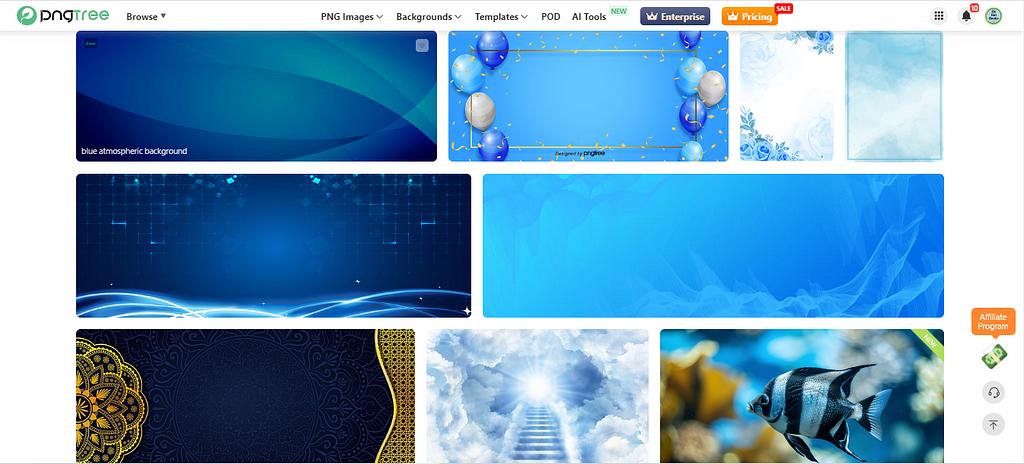 Blue Backgrounds on PNGTREE.com
