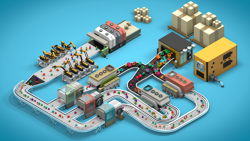 Figure of a Lego Factory