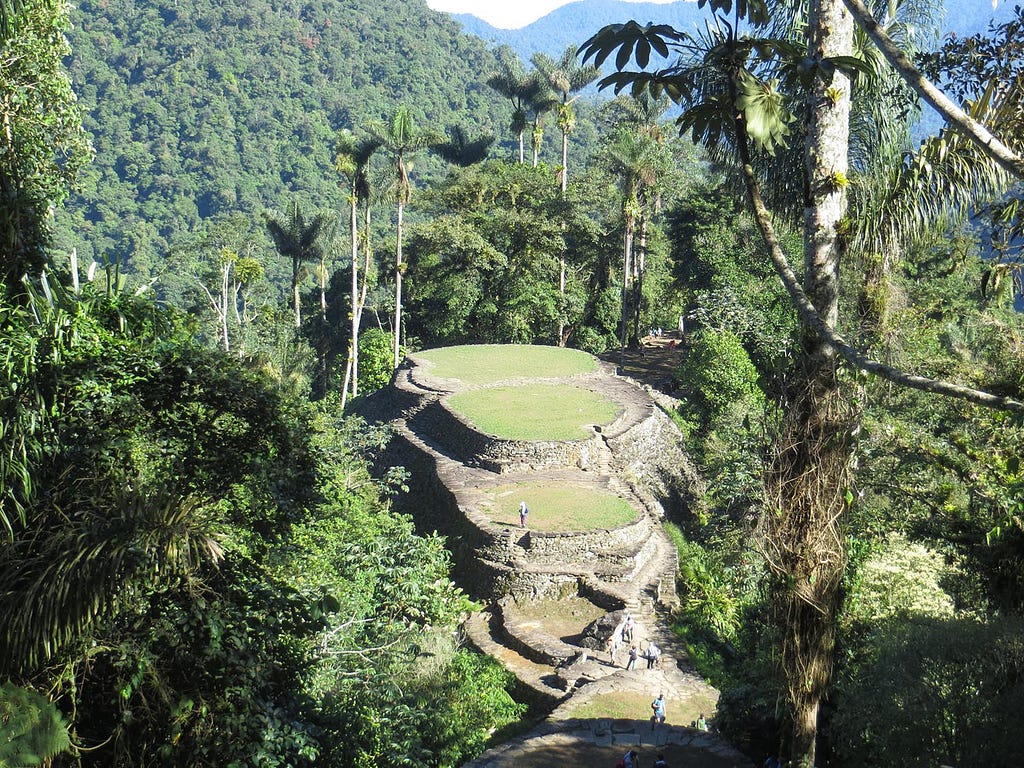 Teyuna, the “Lost City” founded by the Tairona in 800 CE.