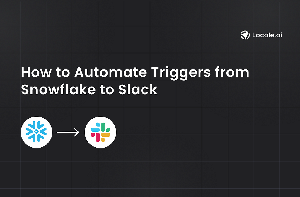 Guide to automate triggers from Snowflake to Slack