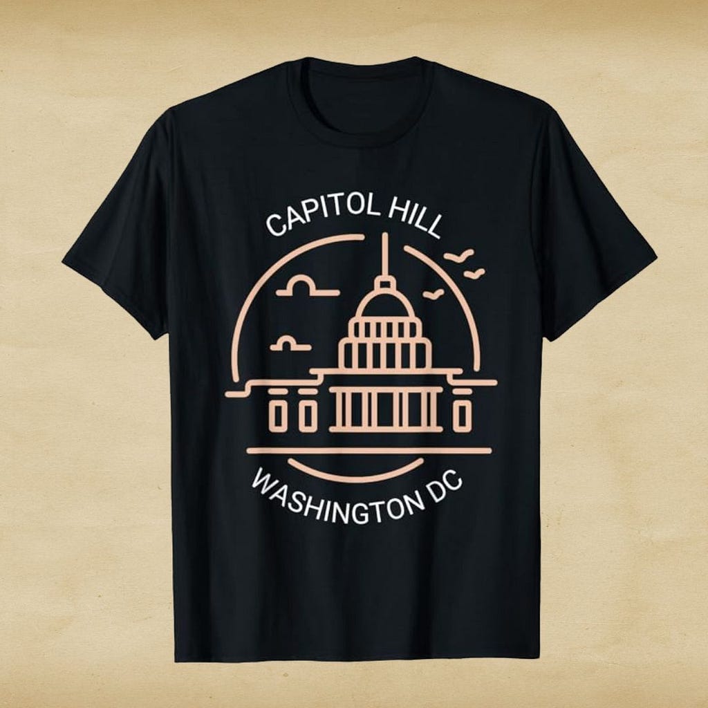 Capture your special memories with a Capitol Hill Traveler t-shirt. This comfortable piece of clothing is perfect for showing off your travels and displaying the unique stories your adventures have given you. Look cool and never forget your journeys in these eye-catching t-shirts.