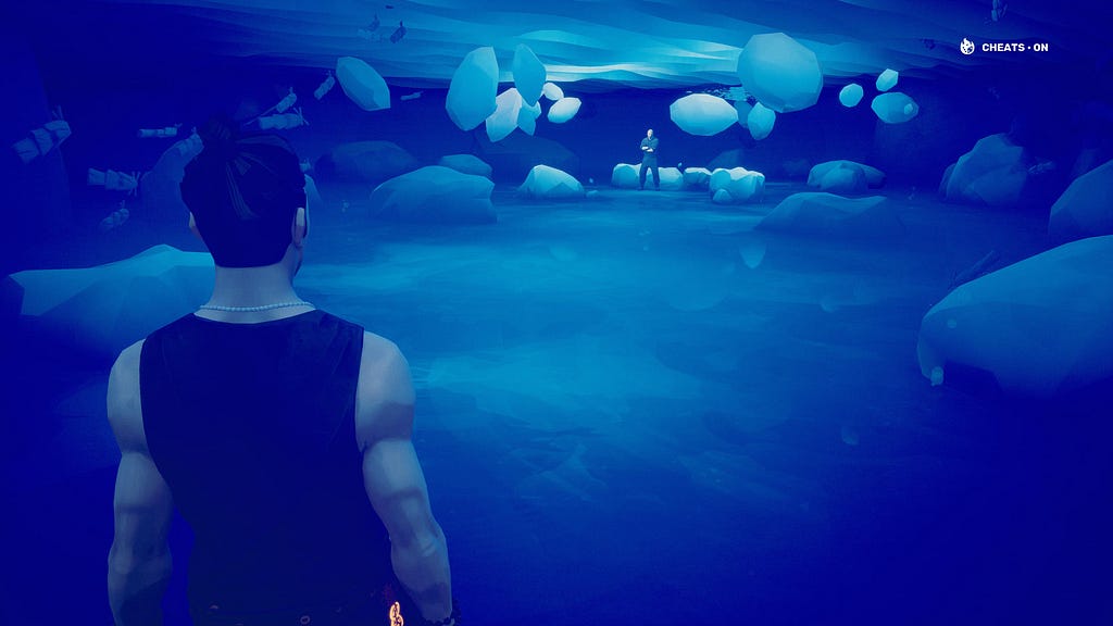 An underwater exhibit in the museum in sifu