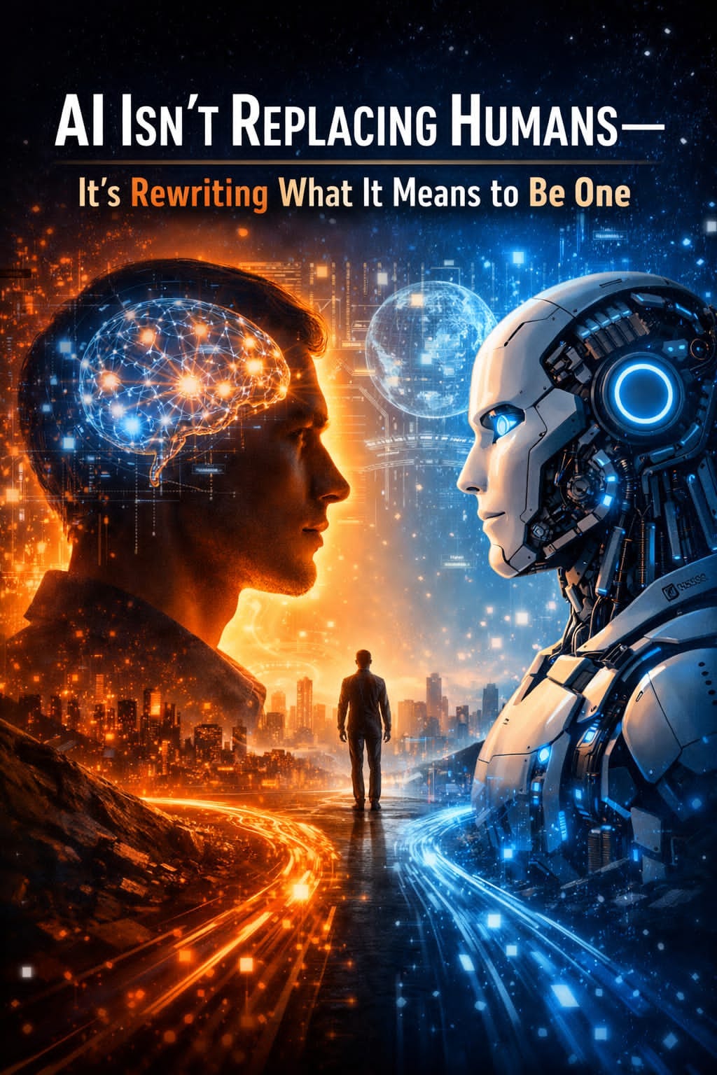 AI Isn’t Replacing Humans — It’s Rewriting What It Means to Be One