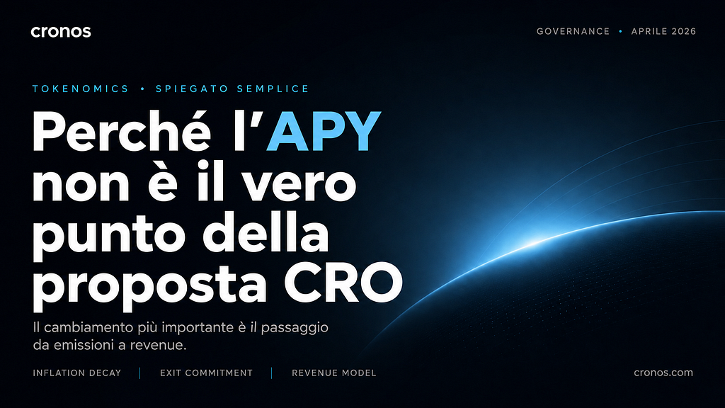 Cover image for the Italian article about the new CRO proposal