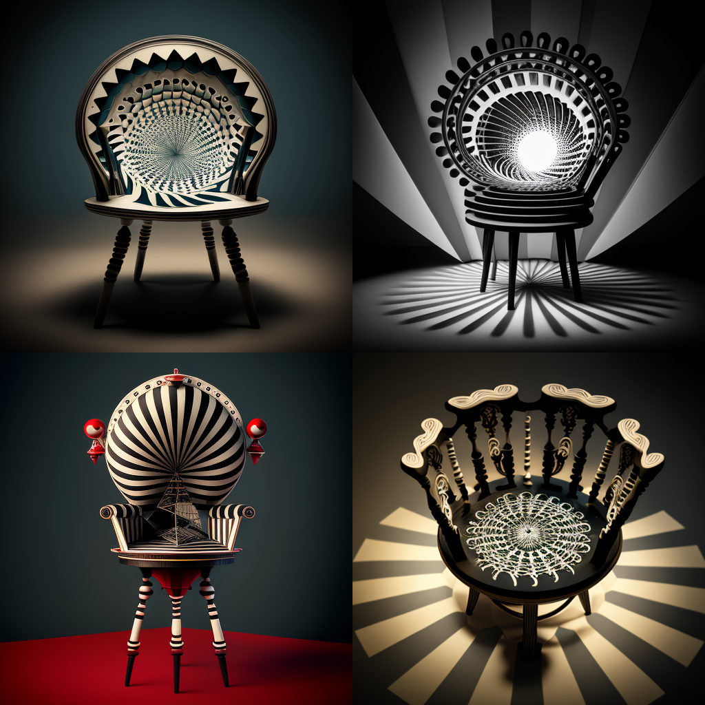 chairs, zoetrope