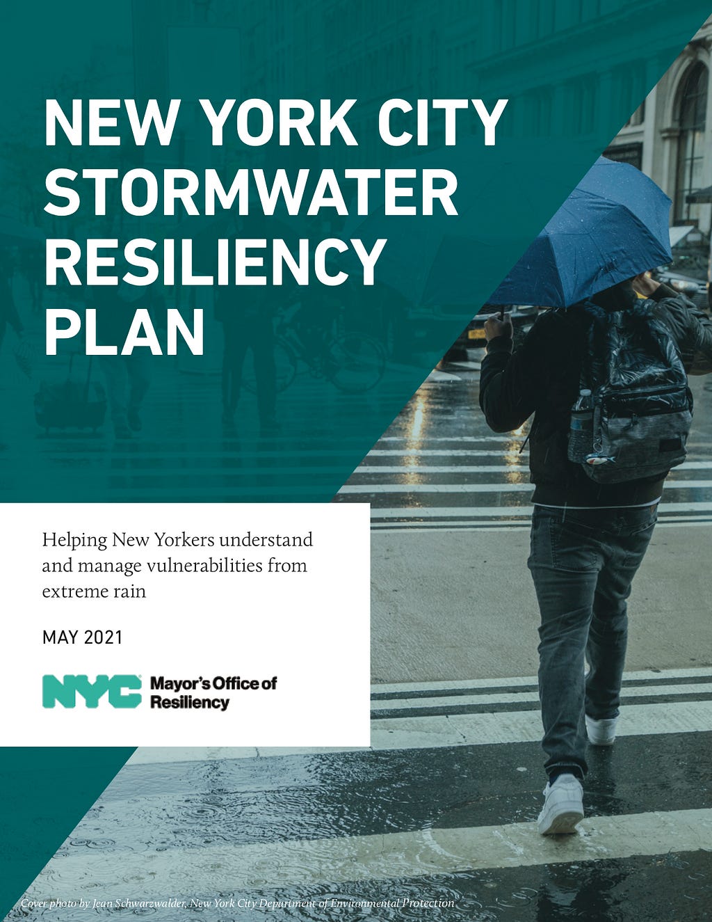 Cover of the Stormwater Resiliency Plan