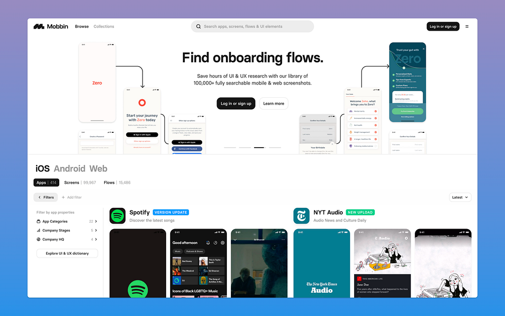 My design system toolbox — Mobbin.co