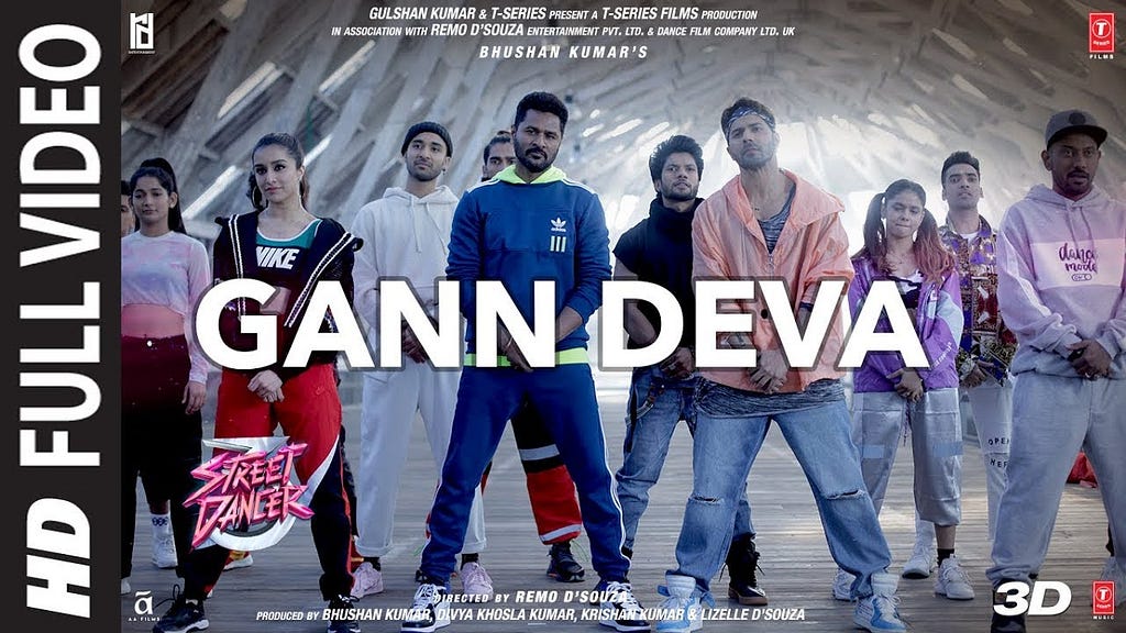 Gann Deva Lyrics — Street Dancer 3D