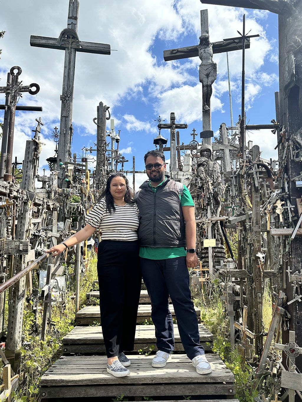 Author at the Hill of Crosses, June 2024