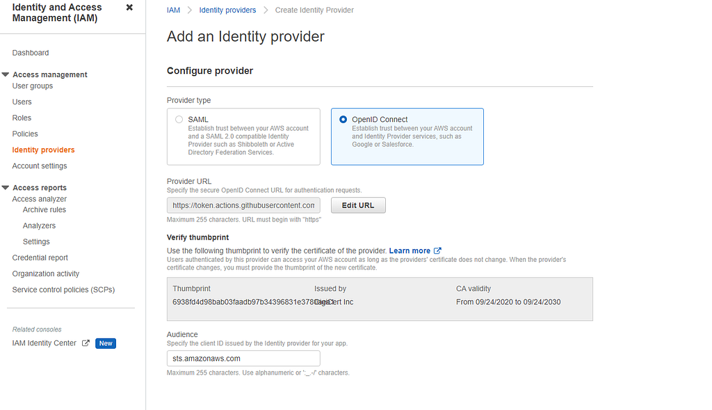 Configuring GitHub Actions To Deploy On AWS Using OpenID Connect OIDC 