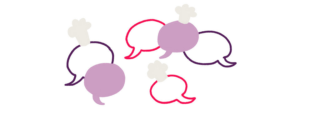 Illustration of speech bubbles