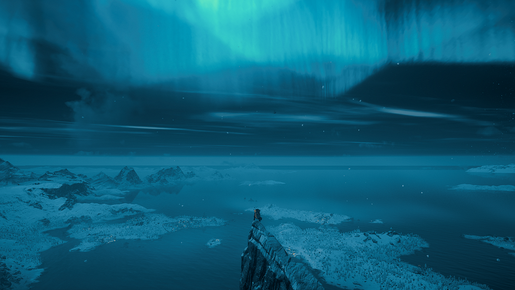 Aurora boreale in assassin’s creed valhalla
