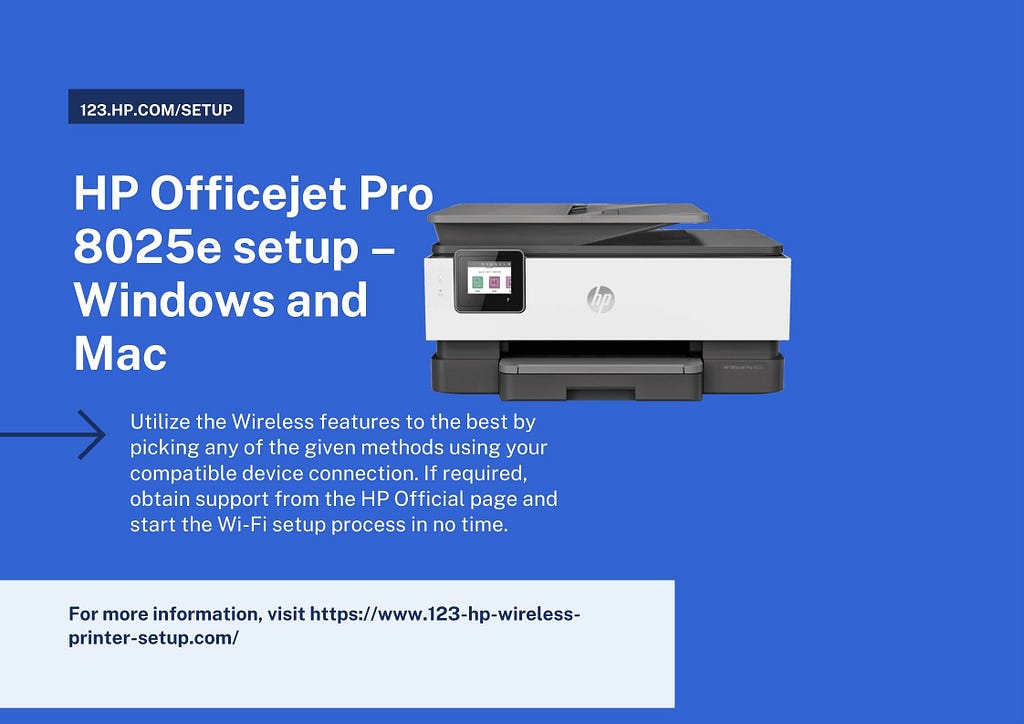 How to setup HP OfficeJet Pro 8025