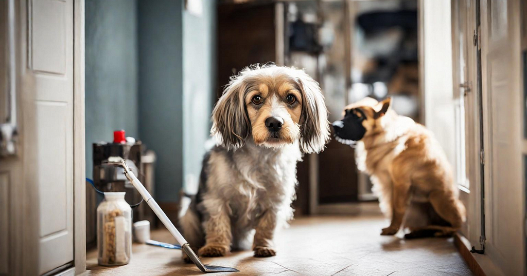 Neutered Male Dog Marking in the House