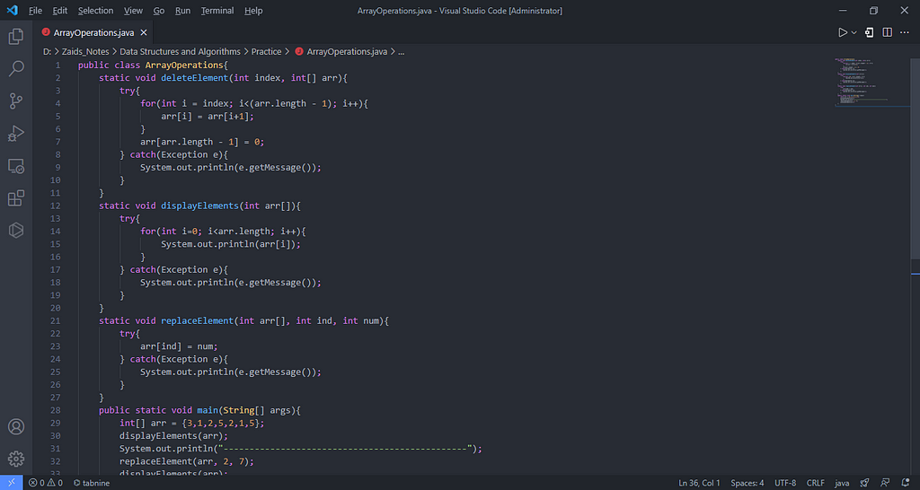 VS Code window screenshot for demonstrating Atom One Dark Theme