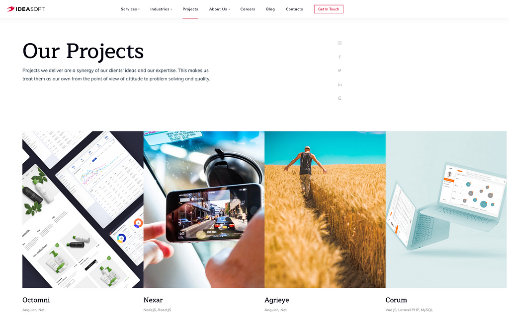 IdeaSoft Projects