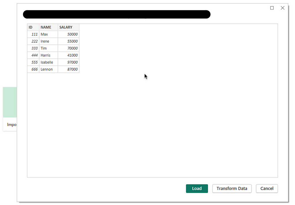 Snowflake data in Power BI