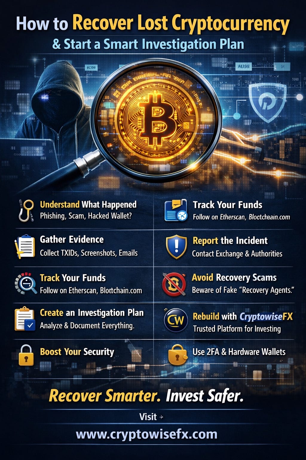 How to Recover Lost Cryptocurrency and Start a Smart Investigation Plan